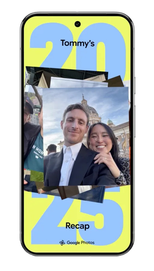 گوگل فوتوز Recap 2025 را با هوش مصنوعی Gemini منتشر کرد